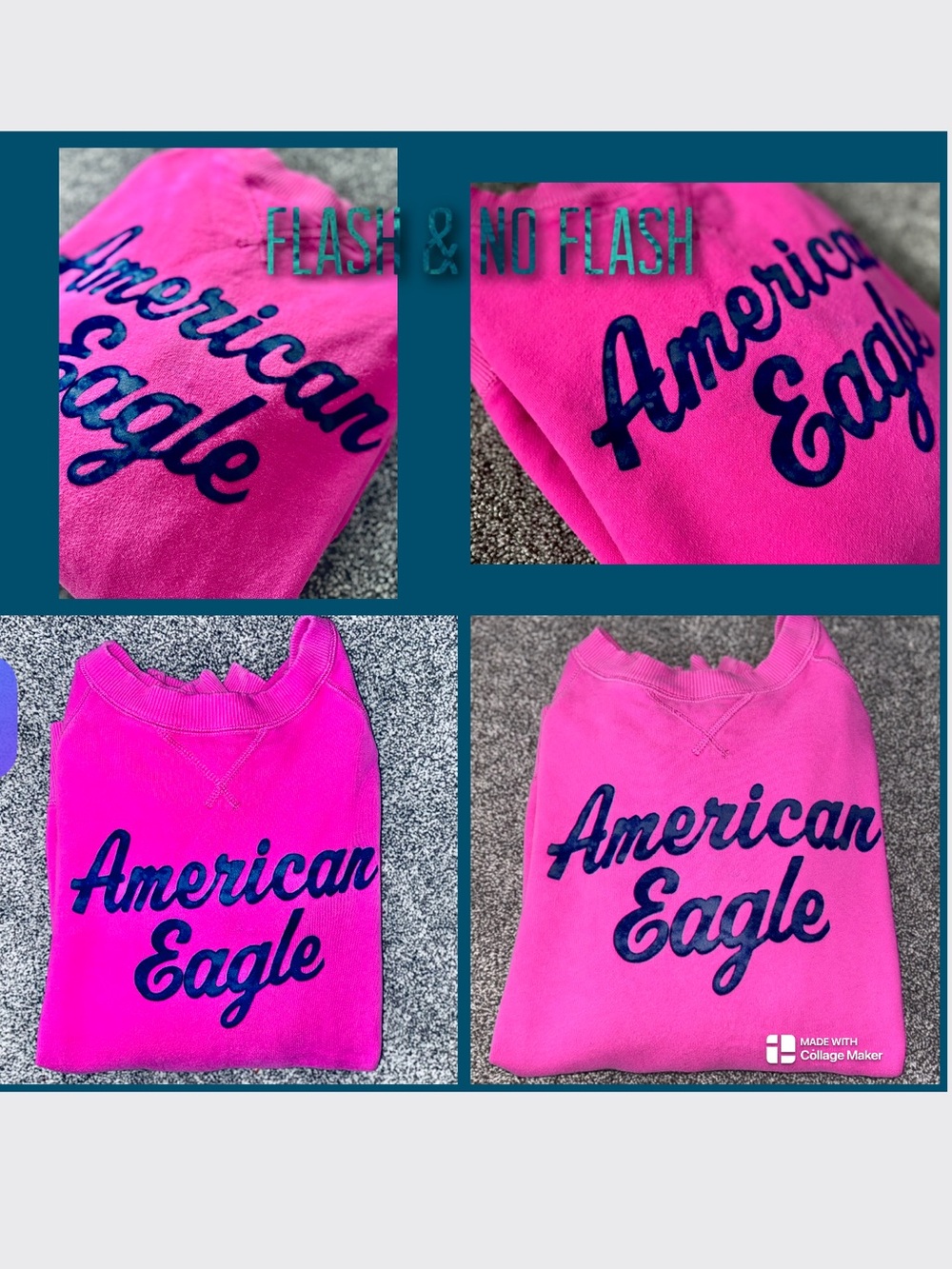 American Eagle Outfitters Crew Neck Sweatshirt! | Vibrant Fuchsia | MED |